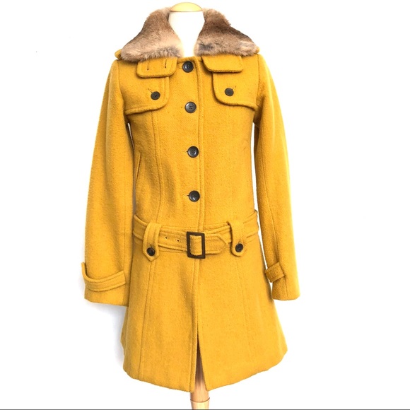 Flash Report Jackets & Blazers - NWOT Vintage Styles Flash Report fur collar coat 6